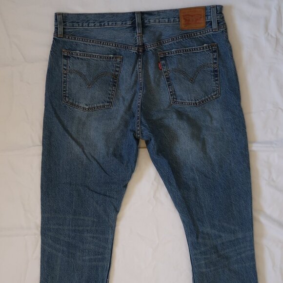Levi's 501 Distressed 90's Jeans Size 32 - Picture 3 of 4